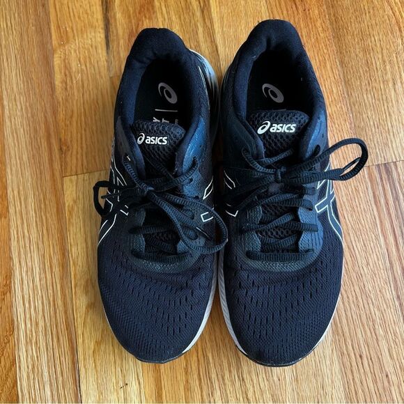 Asics Black Running Shoes Gel Size 8.5 - Picture 1 of 6
